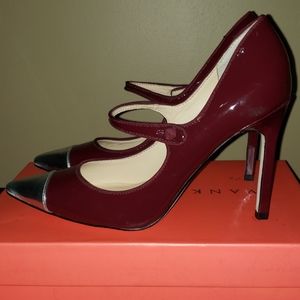 New in Box Maroon Mary Jane Pumps